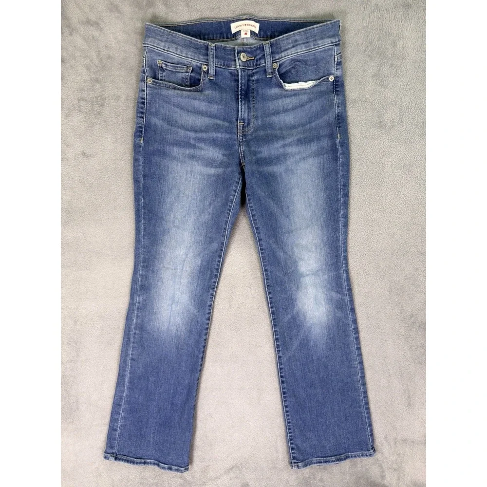 Lucky Brand Jeans Womens 6/28 Blue Medium Wash Sweet Mid Rise Bootcut Stretch